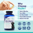 thumbnail image 3 of NuLife Natural Pet Health Pure Wild Alaskan Salmon Oil for Dogs, Omega 3 Fish Oil Supplement for Healthy Skin & Shiny Coat, Prevents Itchy Skin, Skin Allergies & Shedding, 120 Soft Capsules, 3 of 10