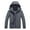 Gray, variant on AOOCHASLIY 2023 Men Fall Coat Men's Thin Jacket Casual Sports Windbreaker Hooded Solid Color Coat