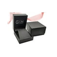 thumbnail image 3 of Gem & Harmony Mens Textured Square Cuff Links in Stainless Steel for Men, 3 of 4
