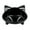 Black, variant on WEIXF Shallow Cat Food Bowl Wide Dish Non Cats Feeding For Whisker Fatigue Slow Cat Feeder Dog Bowl Large Heavy Cat Metal Bowls Dog Bowels Small Dog Bowl Mats for Water Slow Feed Dog Bowls for Raised