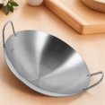thumbnail image 1 of unbranded Stainless Steel Pans for Home Family Cooking Wok 1Pack, 1 of 7