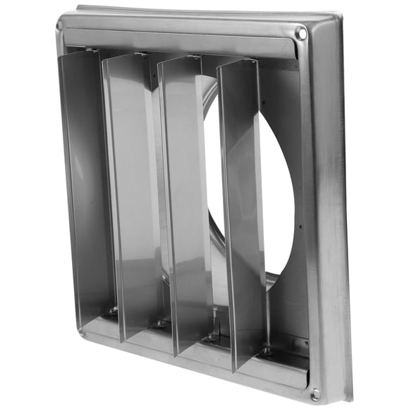 unbranded Cubierta Exterior Para Ventilación De En Acero Inoxidable Con Lamas Fijas