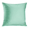 thumbnail image 1 of BOSDECO Coloré Bébé Menthe Vert Chevron Modèle Moderne Parti Rayé Abstrait Plage Taie d'Oreiller Taie d'Oreiller 20x20 Pouces, 1 of 1