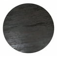 thumbnail image 4 of Black Solid Wood Round Pedestal Dining Table, 4 of 5