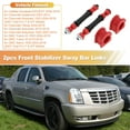 thumbnail image 2 of Unique Bargains No.K700538/K200222 2pcs Enlaces de Barra Estabilizadora Delantera Kit con Bujes para Cadillac Escalade para Chevy Tahoe Silverado Avalanche para GMC Yukon Sierra 2004-2018, 2 of 7