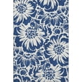 thumbnail image 2 of Addison Rugs Mayfield Washable Transitional Floral Navy Rectangle Rug, 2'6" x 3'10", 2 of 6