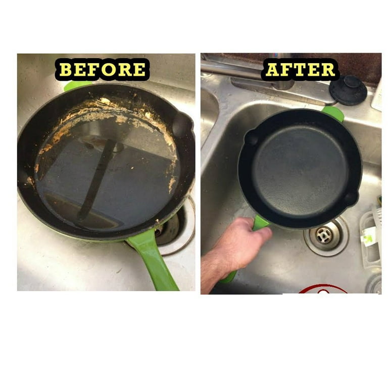  The Ringer - The Original Stainless Steel Cast Iron Cleaner,  Patented XL 8x6 Inch Design : Health & Household