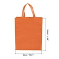 thumbnail image 2 of Unique Bargains Reusable Gift Bags Vertical Style Non-Woven Tote Bag Orange, 2 of 5