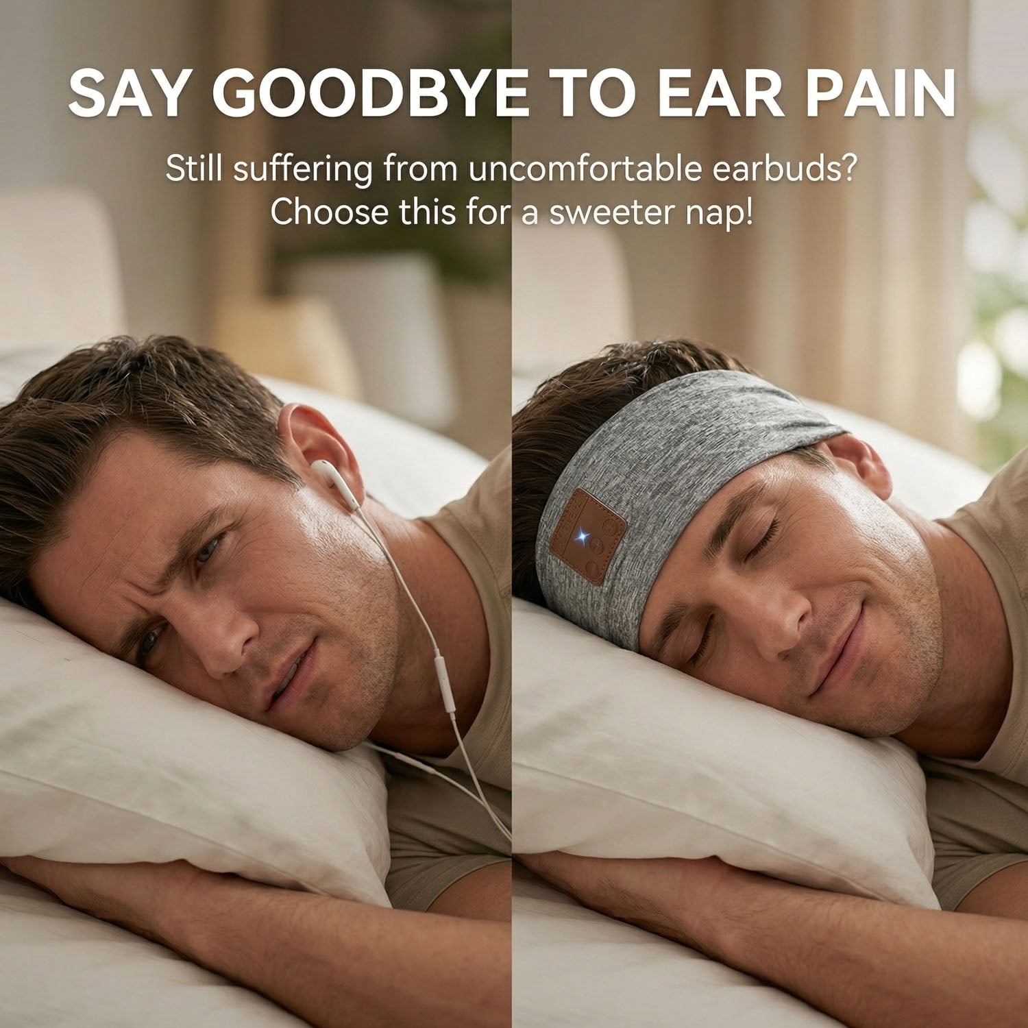2-Pack Sleeping Headphones Bluetooth 5.4 Headband Headband Headphones with Ultra-Thin Speakers, Headsets Headband for Side Sleepers Running Insomniac Travel Meditation