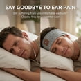 thumbnail image 3 of 2-Pack Sleeping Headphones Bluetooth 5.4 Headband Headband Headphones with Ultra-Thin Speakers, Headsets Headband for Side Sleepers Running Insomniac Travel Meditation, 3 of 6