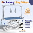 thumbnail image 4 of Heavy Duty Electric Lifting Pet Dog Grooming Table for Large Dogs 264 LBS Capacity, 4 of 14