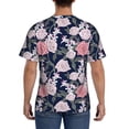 thumbnail image 2 of Rocae Rose Flowers for Men's Moisture-Wicking Crew Tee - T-Shirt for Sports, Outdoor Activities, and Casual Wear3X-Large, 2 of 9
