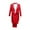 Red, variant on Honeeladyy Mens Classic Palace Court Prince Costume 3-Piece Victorian Gothic Vintage Suit with jacket and pants #Ac-Blue-L