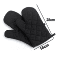 thumbnail image 2 of Guantes de horno resistentes al calor, guantes de cocina de silicona, perfectos para hornear y asar, 1 par, 2 of 5