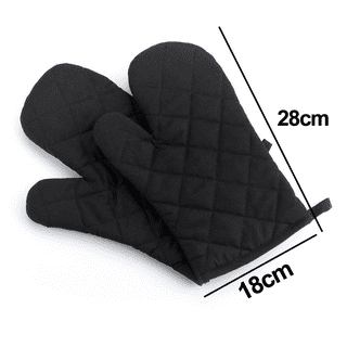 Heat Resistant Silicone Oven Mitts Set, Soft Quilted Lining, Extra Lon –  kaukko