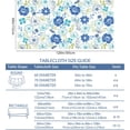 thumbnail image 7 of Floral Tablecloth Summer Rectangle Table Cloth Farmhouse Season for Home Picnic Kitchen Dining Party Decorations, 7 of 7