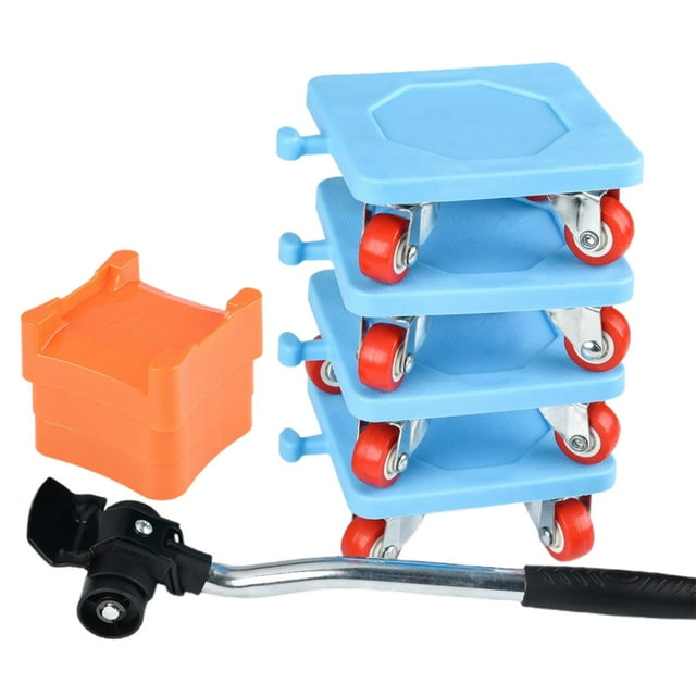 Hearth & Gear Eight Piece Moving Tool Moving Aid Heavy Object Handling Tool Household Furniture Labor Saving Moving Bed Shifter Camping Backpack with Sleeping Bag Compartment Youth Camping Gear Kayak