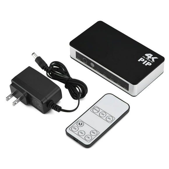 ZOUSSIQI 4 In 1 Out HDMI Switch Box Video Converter Audio Extractor Adapter Stereo Outputs (USS) EL225#00018