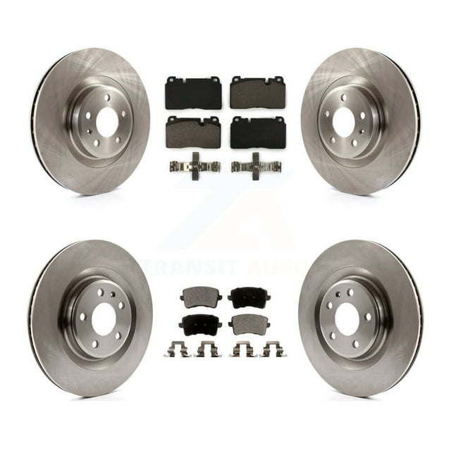 Transit Auto Front Rear Disc Brake Rotors and Ceramic Pads Kit for Car Audi Q5 K8T-101486