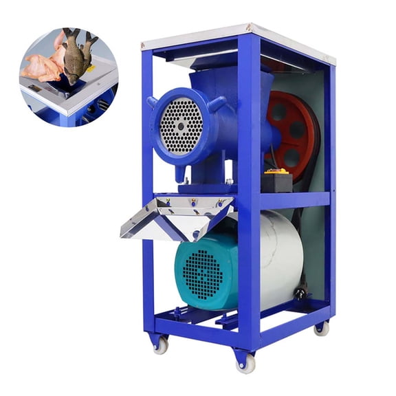 INTBUYING Meat Fish Chicken Bones Grinder Crusher Mincer Feed Processer 220V 3KW