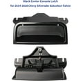 thumbnail image 4 of Center Console Latch for 2014-2020 Chevy Silverado Suburban Tahoe,GMC Sierra Yukon, Plate Armrest Lid Lock Replace 22792217 22861304,Black, 4 of 6