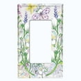 thumbnail image 5 of Metal Light Switch Plate Cover Mystical Floral Butterfly Garden Sketch FLW118, 5 of 13