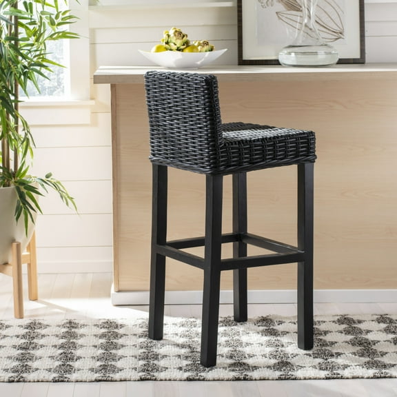 SAFAVIEH Cypress Bar Stool Black