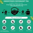 thumbnail image 2 of Greenypeeps Organic Peppermint Tea Bags - Refreshing and Soothing Peppermint Herbal Tea Bags - Eco Friendly - 100% Pure USDA Organic Mint Tea Caffeine Free - Fairtrade Certified - 100 ct, 2 of 6