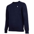 thumbnail image 2 of U.S. POLO ASSN. Men's Chandail Tricoté - Col Rond, logo Brodé, Coton Marine 2TG (XX-Grand), 2 of 3