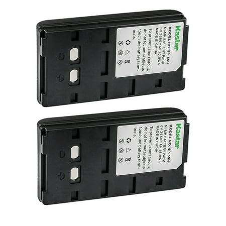 Kastar 3-Pack NP-55H 6.0V 2650mAh Ni-MH Battery Replacement for Sony NP-33 NP-55 NP-55H NP-66 NP-68 NP-77 NP-77H NP-78 NP-90 NP-98 NP-98H NP-99 Battery