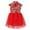 Red04, variant on IROINNID Girls' Dresses Short Sleeve Casual Cheongsam Dress Mesh Princess Gauze Skirt Outfits 6T