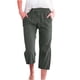 thumbnail image 1 of Straight Wide Leg Loose Fit Pant Office School Casual Style Trousers High Waist Solid Color Drawstring Cotton Sweatpant brown 2XL, 1 of 4