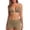 C-Khaki404, variant on DHFJKG Women's Bikini Set Crochet 3 Piece Swimsuits Side Tie Boho Beach Triangle Top With Thong Bottoms And Shorts Stylish Beachwear