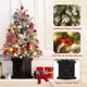 thumbnail image 5 of 3ft pre-lit snow-flocked artificial small christmas tree con 78 LED lights para christmas home decor, 5 of 7