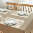 thumbnail image 3 of Funny Placemats Set of 4,Black Holiday Place Mats Decorations Washable Table Mats 12 x 18 Inch (Eat Good Laugh Often Live Well), 3 of 5