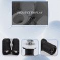thumbnail image 7 of 4 Pack Toilet Seat Screws Toilet Seat Hinges Bolt Expanding Rubber Top Nuts Screw Fixings Fix WC Blind Hole Fittings, 7 of 7