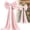 Pink Large, variant on Large White Velvet Christmas Tree Topper Bow 79 x 16 Inch, Extra-Large Holiday Bow with Long Tails for Tree Door Wall Wreath Decor