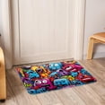 thumbnail image 6 of Graffiti Non-Slip Polyester Door Rug Chair Mat Kitchen Rugs, Machine Washable, 6 of 6