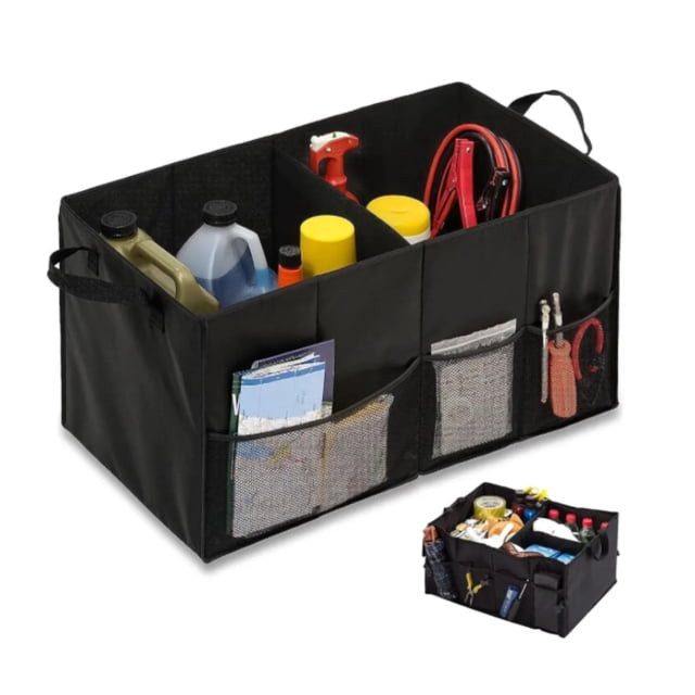 Organizador De Cajuela Plegable Ligero Impermeable Automóvil Modelo Negro