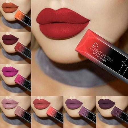 Sexy Beauty Lip Matte  Liquid Lipstick Best Colorful Lip (Best Drugstore Black Lipstick)