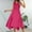 Hot Pink, variant on Dpytoraw Women's Casual Summer Dress Sleeveless Handkerchief Hem Long Tank Dress Beach Dress With Pockets Women’s Vacation Tropical Print Dresses