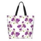 thumbnail image 1 of Disketp Orchids Flowers Bolsa Tote Estampada para Mujer, Bolso de Hombro y de Mano para Compras y Viajes, 1 of 8