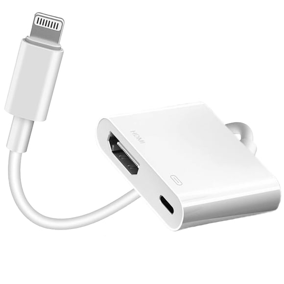Adaptador Kinhaly Lightning a HDMI 1080p con puerto de carga