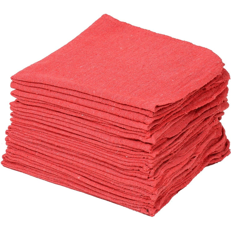 Red Shop Rags-10 lb Box-New