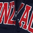 thumbnail image 2 of Women's Stadium Athletic Navy Gonzaga Bulldogs Arched Name Full-Zip Hoodie, 2 of 3