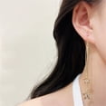 thumbnail image 6 of Lady Women Party Jewelry Korean Dangle Earring Elegant Crystal Heart Star Long Tassel Earrings STYLE1, 6 of 8