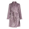Blue Star Clothing Women's Full Length Plush Body Robe with Belt and 2 ...