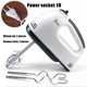thumbnail image 1 of Batidor de huevos eléctrico de mano, batidor automático doméstico, batidor de clara de huevo y crema, mini blanco de 7 velocidades, 1 of 5