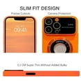 thumbnail image 4 of iPhone 13 Pro  Case,Wireless Charging Ready, Camera Lens Protector Cover for Apple iPhone 13 Pro ,Orange, 4 of 8