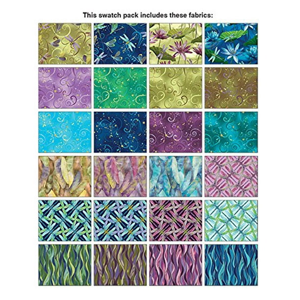Download Dance of the Dragonfly Layer Cake, 42 - 10" Precut Fabric ...